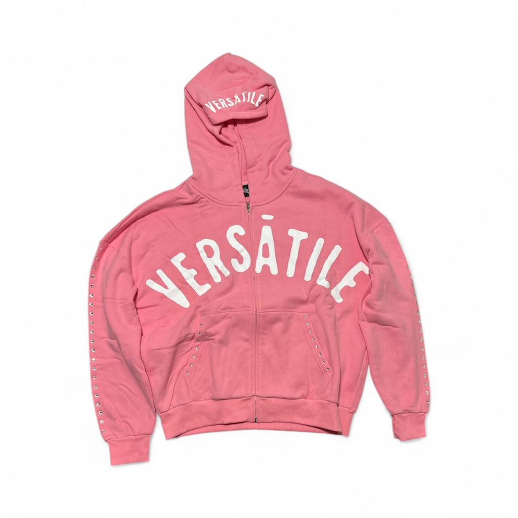 VERSATILE Pink Jogger Suit